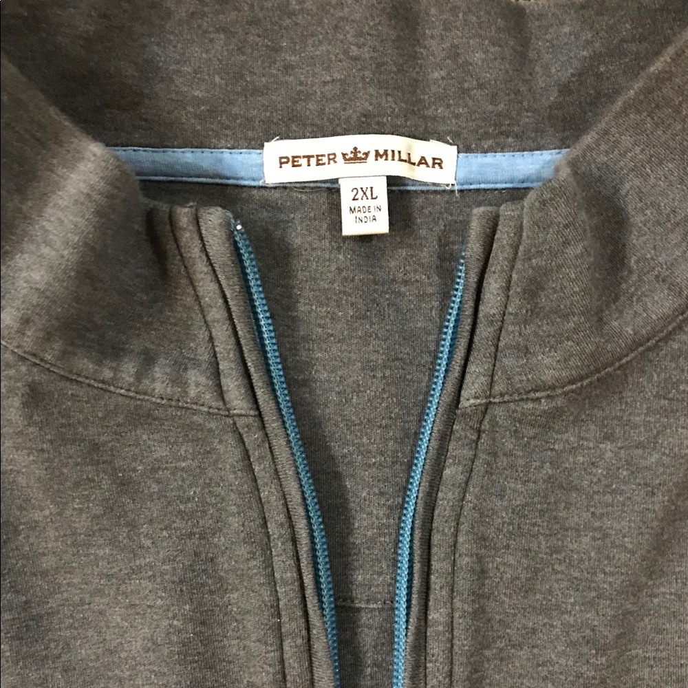 Sea Island Peter Millar Pull Over Grey Sweater 2XL